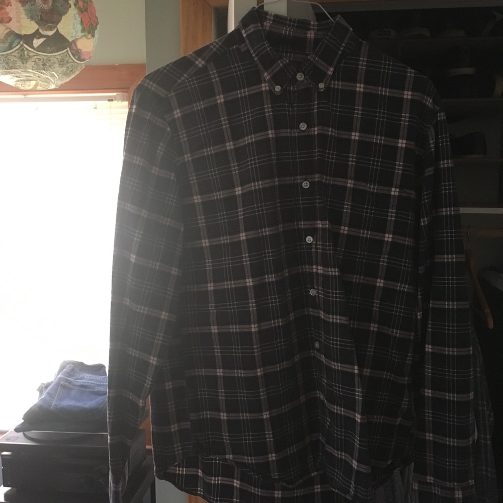 J. Crew Slim fit oxford lightweight flannel.